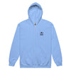 Flight Church - Unisex Heavy Blend Zip Hoodie - Светло синьо