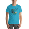 Flight Church - Unisex T-Shirt - Aквамарин
