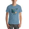 Flight Church - Unisex T-Shirt - Стоманено синьо